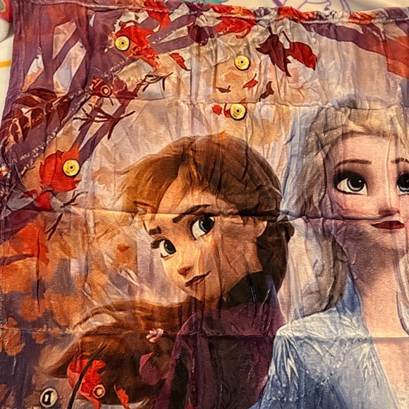 Disney Frozen Blanket with Autumn Hues - Picture 4 of 6